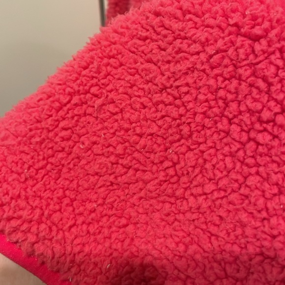 MEMBERS MARK UGC Girls Size 5/6 Pink snap up Soft Sherpa jacket pockets cozy - Picture 9 of 14